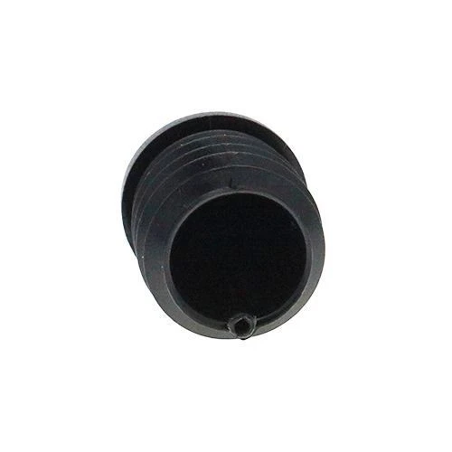 Round Angled Tube Insert - 25mm Outside Diameter,  Black