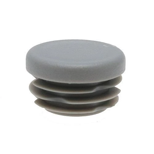 Round Tube Insert - To Fit 15-19mm Tube, Grey, LDPE Plastic