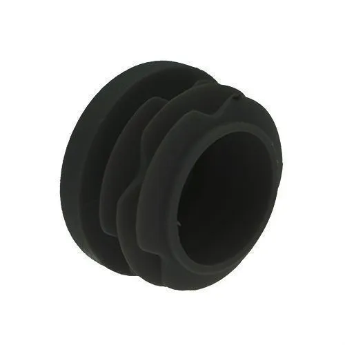 27mm Round Plastic Tube Insert (For 21-25mm Tube) 1-3mm Wall | Black LDPE