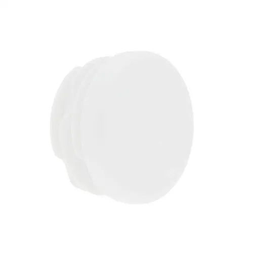 32mm Round Plastic Tube Insert (For 26-30mm Tube) 1-3mm Wall | White LDPE