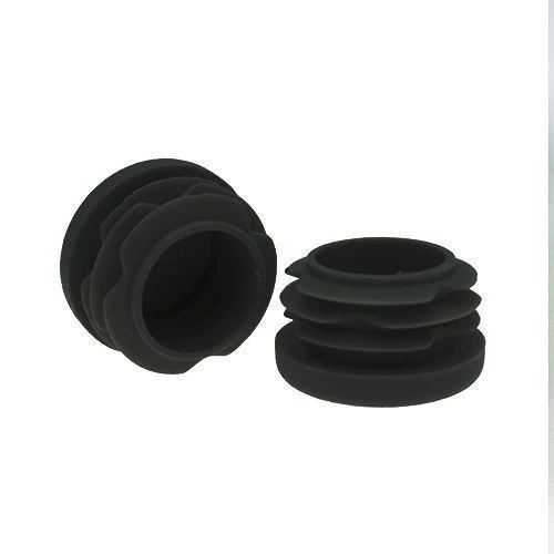 Round Tube Insert - To Fit 26-27mm Tube, Black, LDPE Plastic