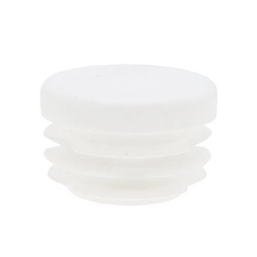 Round Tube Insert - To Fit 29-33mm Tube, White, LDPE Plastic