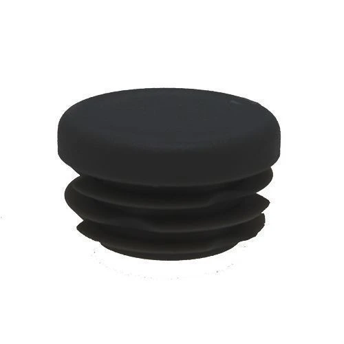 Round Tube Insert - To Fit 31-35mm Tube, Black, LDPE Plastic