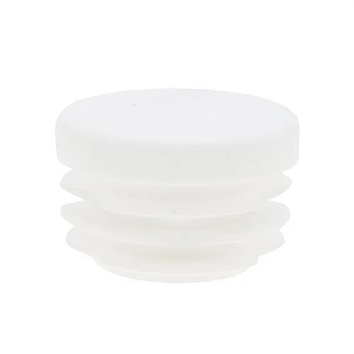 Round Tube Insert - To Fit 31-35mm Tube, White, LDPE Plastic