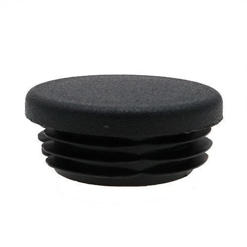 Round Tube Insert - To Fit 32-36mm Tube, Black, LDPE Plastic