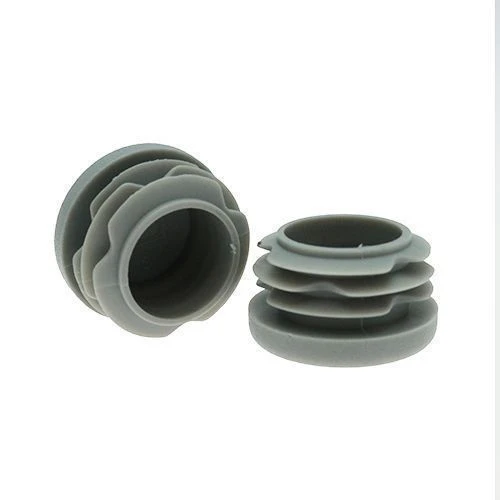 Round Tube Insert - To Fit 28-32mm Tube, Grey, LDPE Plastic