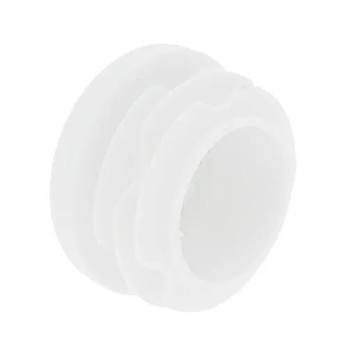 40mm Round Plastic Tube Insert (For 34-38mm Tube) 1-3mm Wall | White LDPE