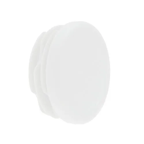 41.3mm Round Plastic Tube Insert (For 35.3-39.3mm Tube) 1-3mm Wall | White LDPE