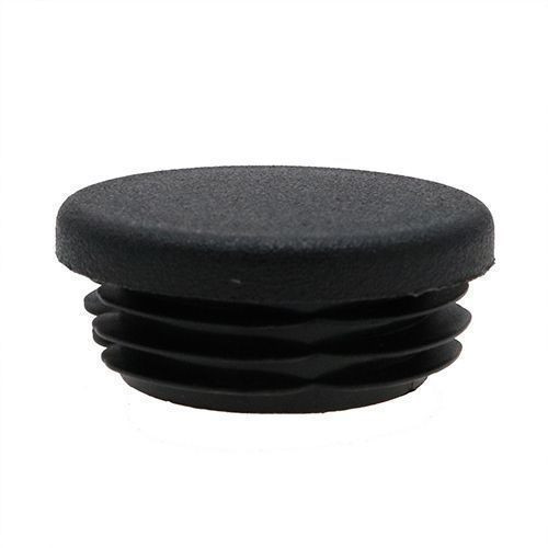 Round Tube Insert - To Fit 36-40mm Tube, Black, LDPE Plastic