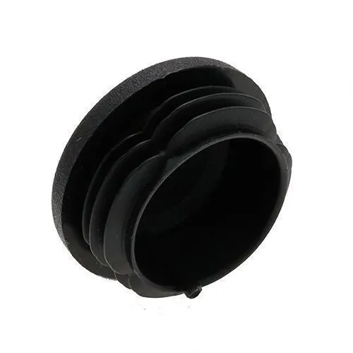 44.4mm Round Plastic Tube Insert (For 38.4-42.4mm Tube) 1-3mm Wall | Black LDPE