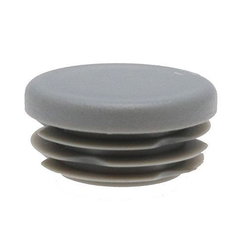Round Tube Insert - To Fit 38.4-42.4mm Tube, Grey, LDPE Plastic