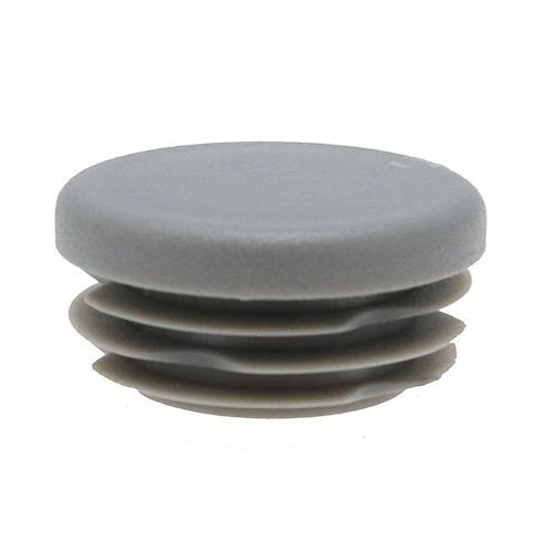 Round Tube Insert - To Fit 38.4-42.4mm Tube, Grey, LDPE Plastic