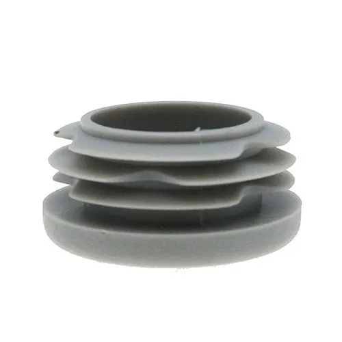44.4mm Round Plastic Tube Insert (For 38.4-42.4mm Tube) 1-3mm Wall | Grey LDPE