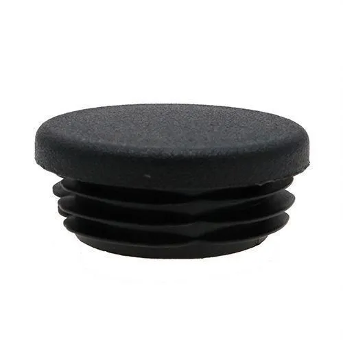 45mm Round Plastic Tube Insert (For 39-43mm Tube) 1-3mm Wall | Black LDPE