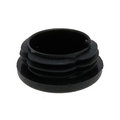 Round Tube Insert - To Fit 39-43mm Tube, Black, LDPE Plastic