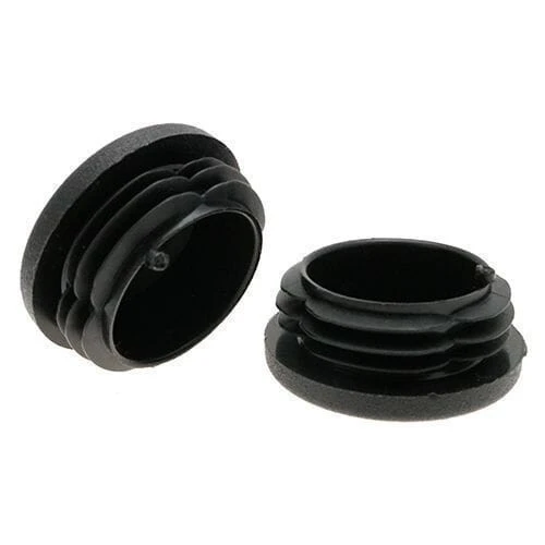 Round Tube Insert - To Fit 39-43mm Tube, Black, LDPE Plastic