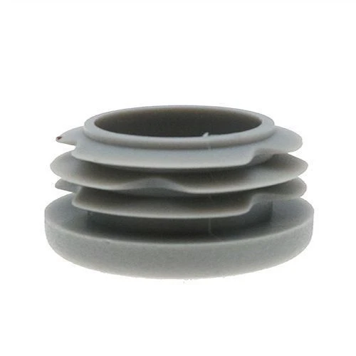 Round Tube Insert - To Fit 39-43mm Tube, Grey, LDPE Plastic