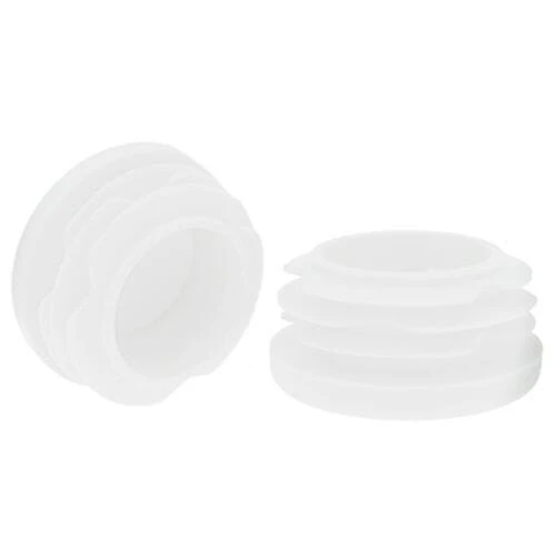 Round Tube Insert - To Fit 39-43mm Tube, White, LDPE Plastic