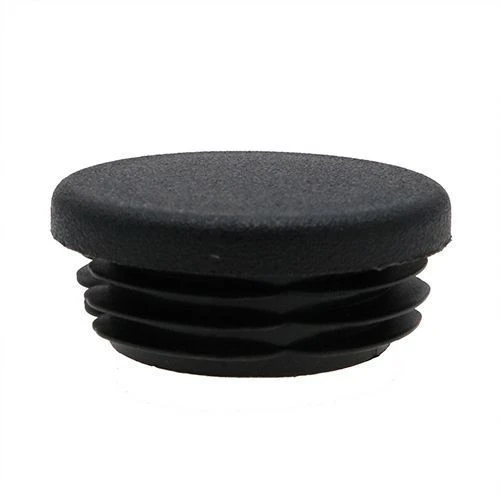 Round Tube Insert - To Fit 41.6-45.6mm Tube, Black, LDPE Plastic