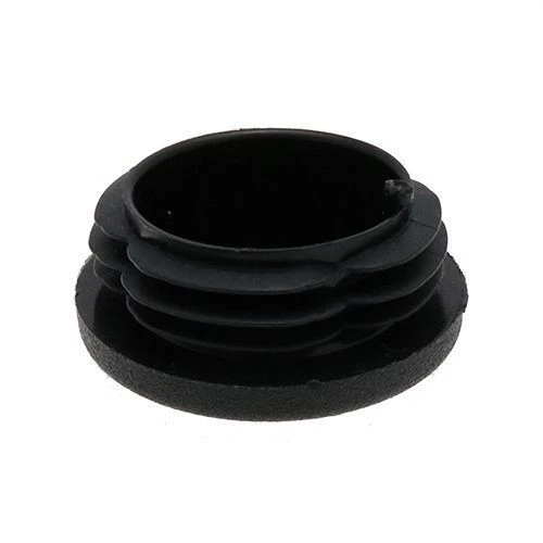 Round Tube Insert - To Fit 41.6-45.6mm Tube, Black, LDPE Plastic