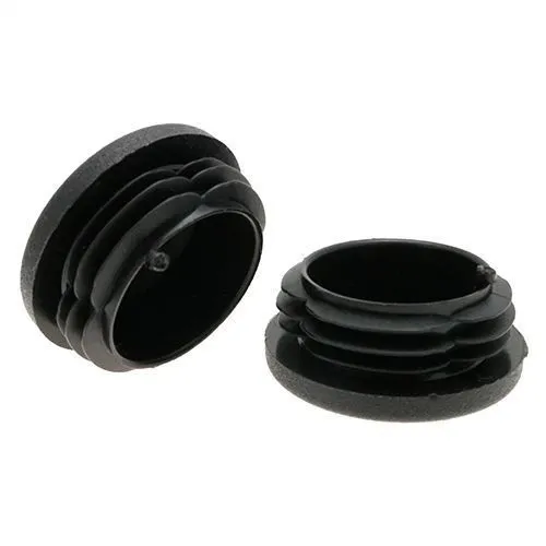 47.6mm Round Plastic Tube Insert (For 41.6-45.6mm Tube) 1-3mm Wall | Black LDPE