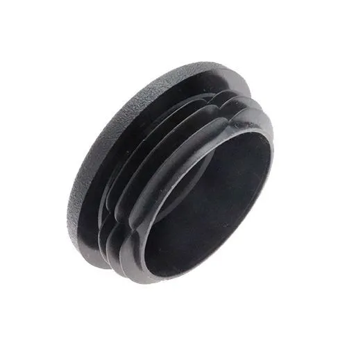 48.4mm Round Plastic Tube Insert (For 38-43.4mm Tube) 2.5-5.2mm Wall | Black LDPE