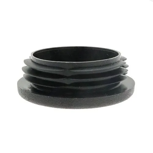 48.4mm Round Plastic Tube Insert (For 38-43.4mm Tube) 2.5-5.2mm Wall | Black LDPE