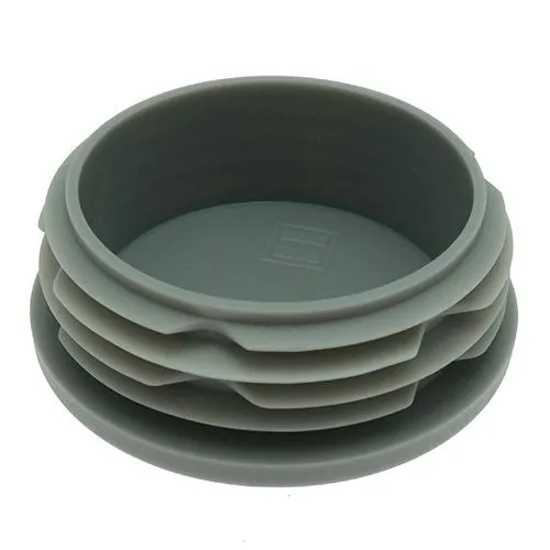 50mm Round Plastic Tube Insert (For 37-41mm Tube) 4.5-6.5mm Wall | Grey LDPE