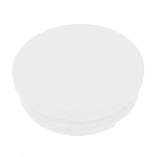 50mm Round Plastic Tube Insert (For 37-41mm Tube) 4.5-6.5mm Wall | White LDPE
