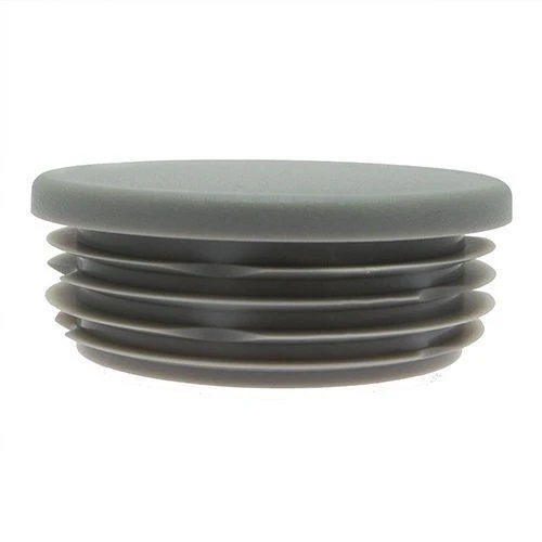 Round Tube Insert - To Fit 74mm-77mm Tube, Grey, LDPE Plastic