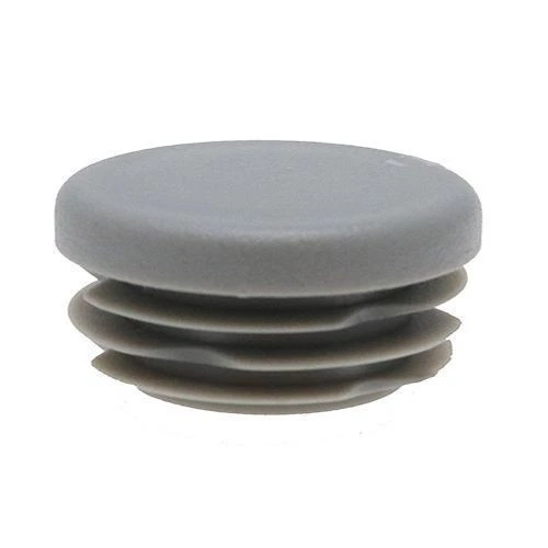 Round Tube Insert - To Fit 44.8-48.8mm Tube, Grey, LDPE Plastic