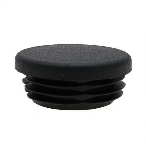 Round Tube Insert - To Fit 46-50mm Tube, Black, LDPE Plastic