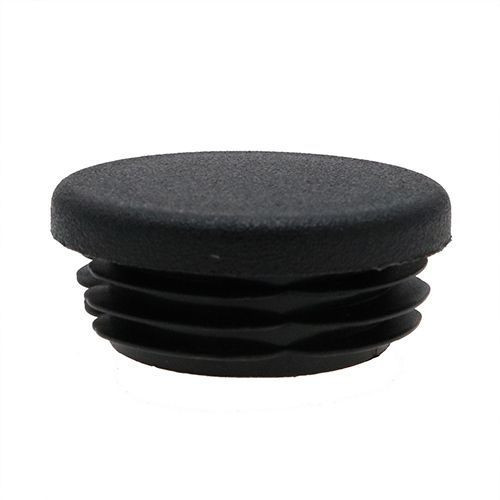 Round Tube Insert - To Fit 55-59mm Tube, Black, LDPE Plastic