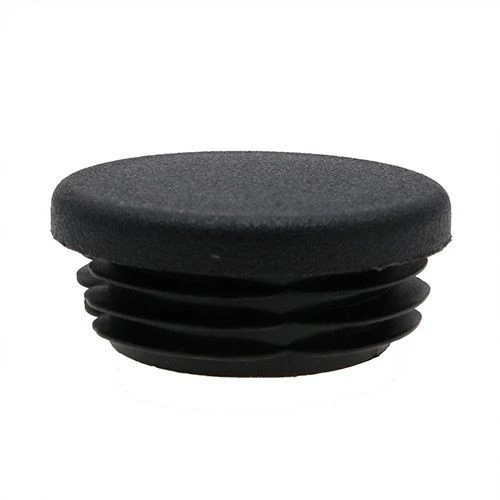 Round Tube Insert - To Fit 55-59mm Tube, Black, LDPE Plastic