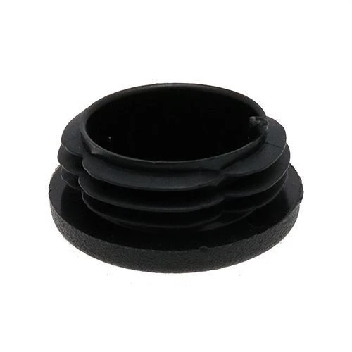 Round Tube Insert - To Fit 55-59mm Tube, Black, LDPE Plastic