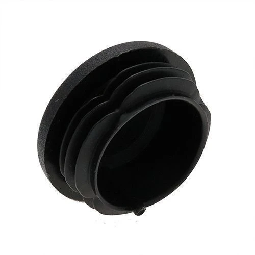 Round Tube Insert - To Fit 63-68mm Tube, Black, LDPE Plastic