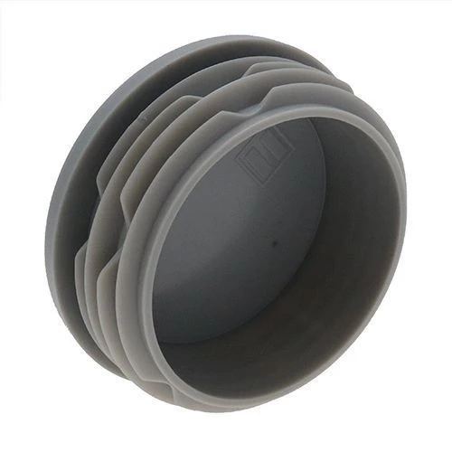 Round Tube Insert - To Fit 68.2-72.2mm Tube, Grey, LDPE Plastic