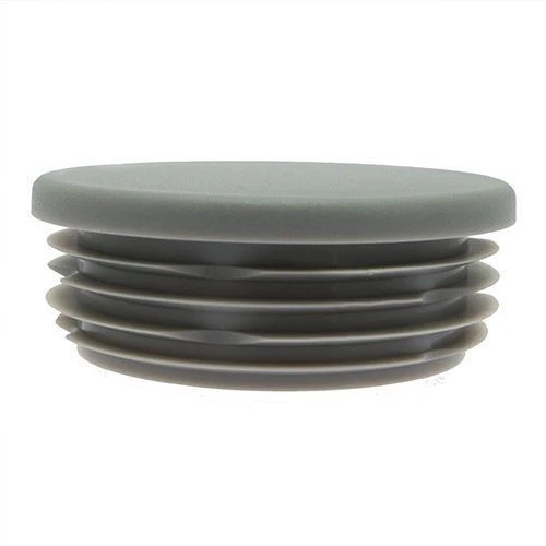 Round Tube Insert - To Fit 72.2mm-74.2mm Tube, Grey, LDPE Plastic
