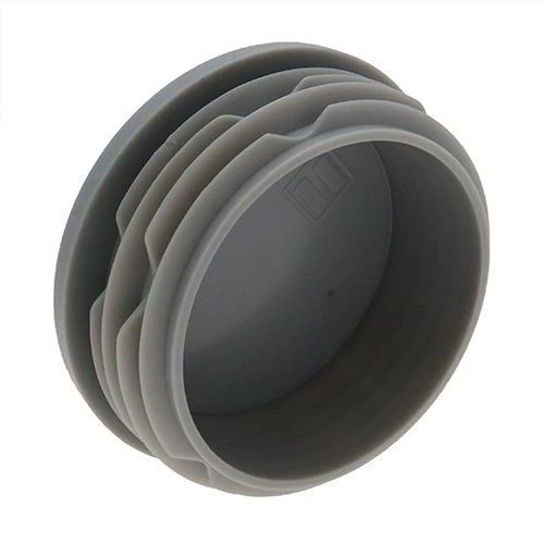 Round Tube Insert - To Fit 72.2mm-74.2mm Tube, Grey, LDPE Plastic