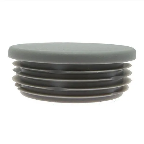 80mm Round Plastic Tube Insert (For 70-73mm Tube) 3.5-5mm Wall | Grey LDPE
