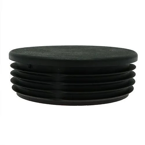 90mm Round Plastic Tube Insert (For 80-85mm Tube) 2.5-5mm Wall | Black LDPE