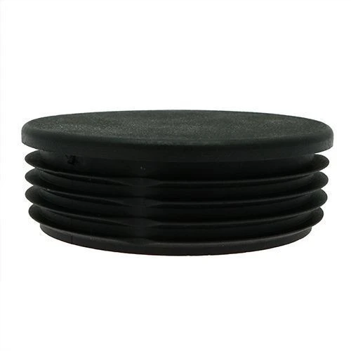 Round Tube Insert - To Fit 80mm-85mm Tube, Black, LDPE Plastic