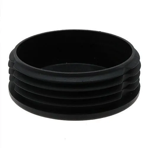 90mm Round Plastic Tube Insert (For 80-85mm Tube) 2.5-5mm Wall | Black LDPE