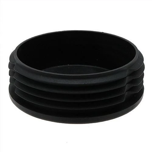 Round Tube Insert - To Fit 80mm-85mm Tube, Black, LDPE Plastic