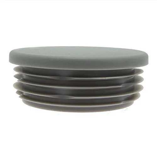 90mm Round Plastic Tube Insert (For 80-85mm Tube) 2.5-5mm Wall | Grey LDPE