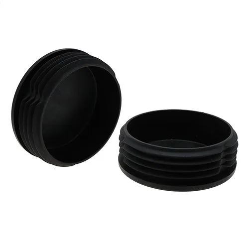 100mm Round Plastic Tube Insert (For 91-96mm Tube) 2-4.5mm Wall | Black LDPE