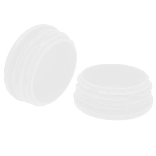 Round Tube Insert - To Fit 112mm-116mm Tube, White, LDPE Plastic