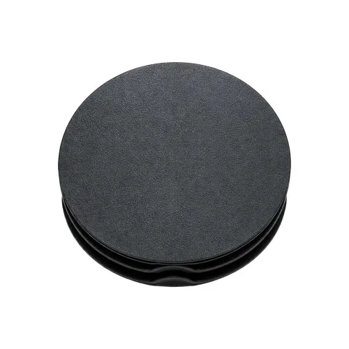 30mm Round Plastic Tube Insert - 3mm Thin Head (For 21-25mm Tube) 2.5-4.5mm Wall | Black LDPE
