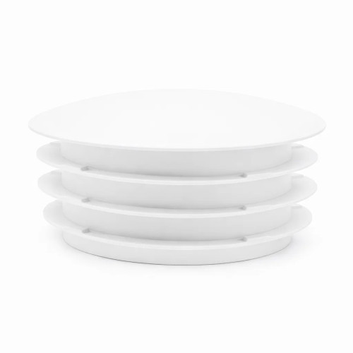 Round Thin Head Tube Insert - To Fit 25-28.4mm Tube, White