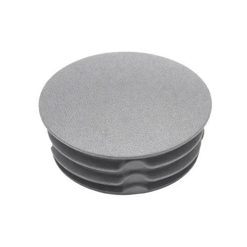 34mm Round Plastic Tube Insert - 3mm Thin Head (For 29-32.4mm Tube) 0.8-2.5mm Wall | Grey LDPE
